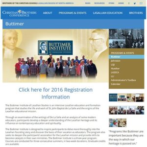 Buttimer Institute of Lasallian Studies