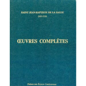 PRINT De La Salle Oeuvres Completes