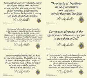 Quotations - From St. John Baptist de La Salle