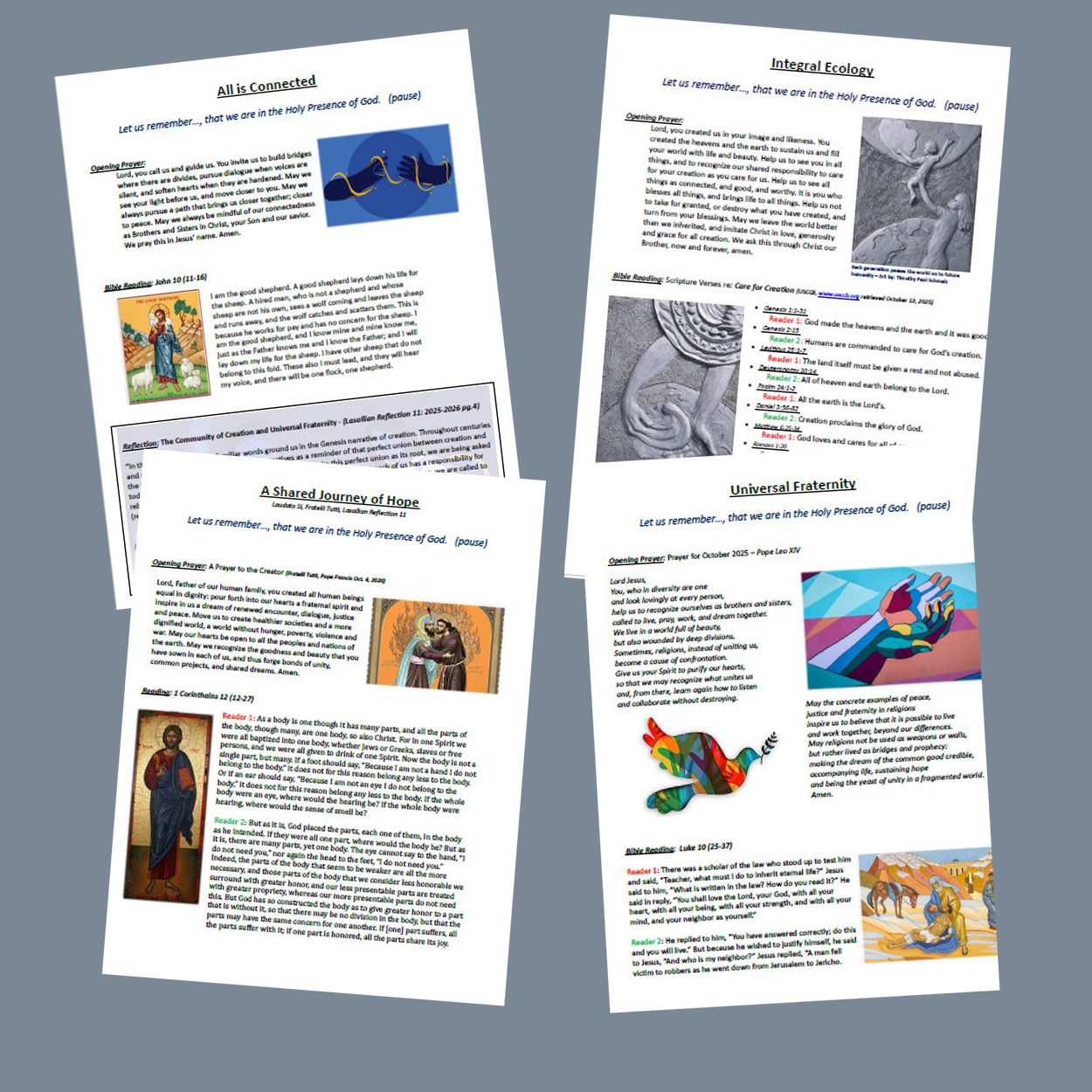 Lasallian Reflection 11 - Prayer Services